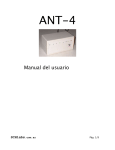 ANT4, manual del usuario