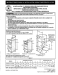 instrucciones para la instalacion horno empotrado a gas