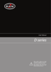 D series User Manual - DAS Audio