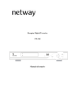 Receptor Digital Terrestre NW 345 Manual del usuario