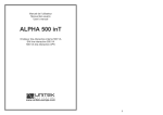 Manual Alpha 500Int
