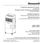 OWNER`S MANUAL Manual del Usuario Portable Evaporative Air