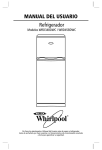 MANUAL DEL USUARIO Refrigerador