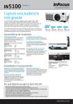 InFocus IN5100 Series Datasheet (Spanish)