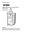 Manual del usuario Medidor de temperatura y conductividad para