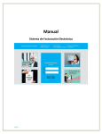 el Manual del Usuario - facturación electrónica