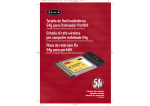 Tarjeta de Red Inalámbrica 54g para Ordenador Portátil