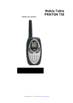 Walkie Talkie PRIXTON T50