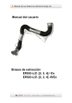 Manual del usuario Brazos de extracción ERGO-L/Z