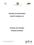 sistema fitosanitario sisfito version 4.0 manual de usuario sensor