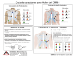 Guía de conexiones para Holter del DR181