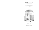 Extractor de jugos “TELESONIC” Mod. YD-913, 2