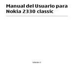 Manual del Usuario para Nokia 2330 classic