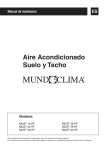 Aire Acondicionado Suelo y Techo