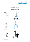 Manual de servicio WIWA PROFIT