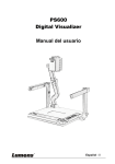 PS600 Digital Visualizer Manual del usuario