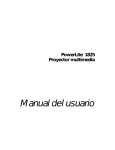PowerLite 1825 - Manual del usuario