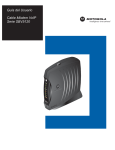 Guía del Usuario Cable Módem VoIP Serie SBV5120
