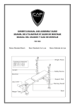 owner`s manual and assembly guide manuel de u`tilisateur et guide