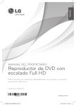 Reproductor de DVD con escalado Full HD