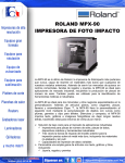 ROLAND MPX-90 IMPRESORA DE FOTO IMPACTO