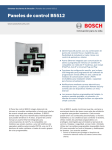 Paneles de control B5512