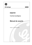 KSA701 Manual de usuario