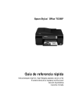 Epson Stylus Office TX300F - Guía de referencia rápida