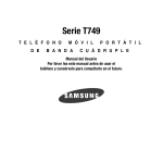 T749 Spark manual del usuario