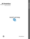 HP SimpleSave User Manual