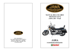 MANUAL DEL USUARIO MOTOCICLETA JAWA 350