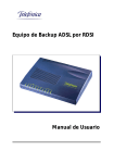 Manual Backup ADSL RDSI v1.0
