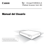 Flatbed Scanner Unit 201 Manual del Usuario