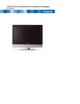 Televisor LCD de alta definición con pantalla de 46 pulgadas TLA