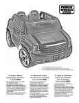e Owner`s Manual with Assembly Instructions For Model