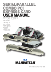 SERIAL/PARALLEL COMBO PCI EXPRESS CARD USER MANUAL