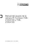 Manual del usuario de la cámara IR TruVision TVB
