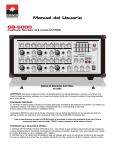 Descargar manual en PDF de SB 6000