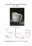 intelligent toilet/ sanitario inteligente ols – 0603w