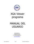 XGA Viewer programa MANUAL DEL USUARIO