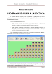 Manual de usuario – Control de Docencia