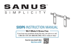 SXDP6 INSTRUCTION MANUAL - Simplicity and the SANUS