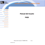 Manual del Usuario P420i - Zebra Technologies Corporation