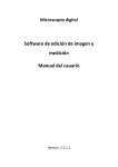 Software de edición de imagen y medición Manual del usuario