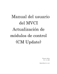 Manual del usuario del MVCI Actualización de módulos de