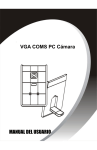 VGA COMS PC Cámara MANUAL DEL USUARIO