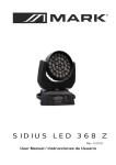 SIDIUS LED 368 Z - Manual