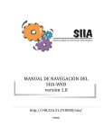 MANUAL DE NAVEGACIÓN DEL SIIA