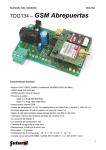 TDG134 – GSM Abrepuertas - blog todoelectronica.com