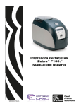 Impresora de tarjetas Zebra® P100i™ Manual del usuario